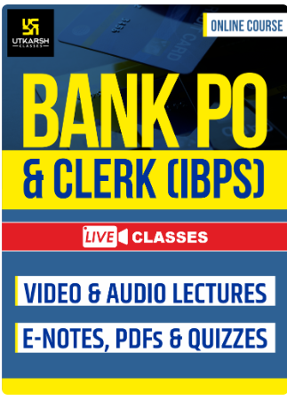 Bank Clerk and PO Online Course – Utkarsh Classes