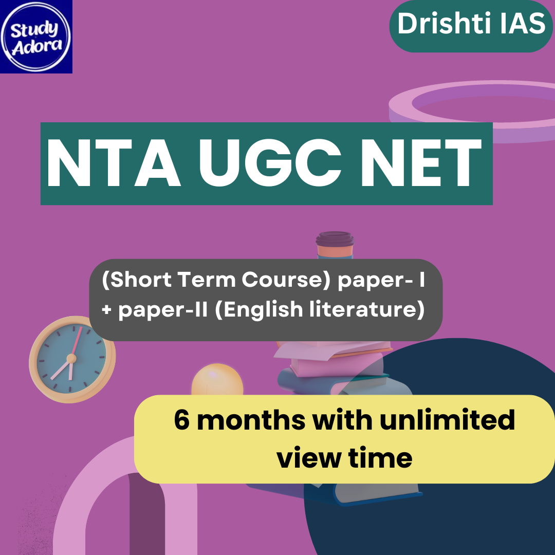 UGC NET (Short Term Course) paper-I + paper-II (History) Course By – Drishti IAS