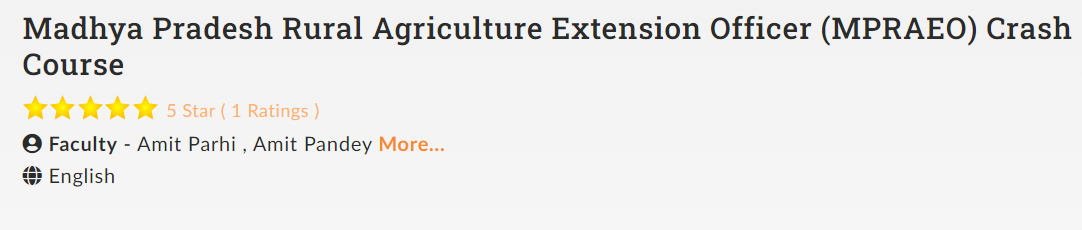 MP RAEO Online Course By- ixam Bee