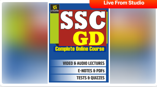 SSC GD Online Course By Utkarsh Classes