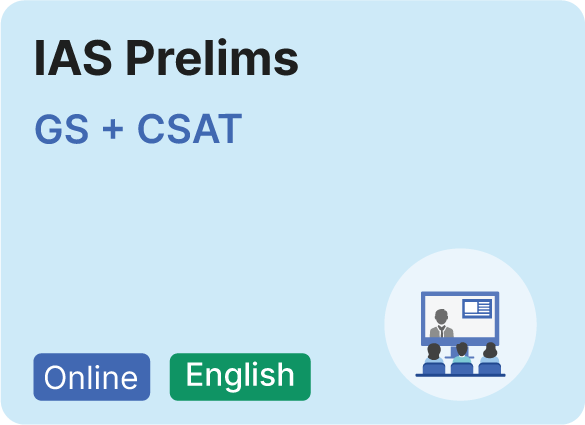 IAS Prelims GS+ CSAT Course in English by Drishti IAS Coaching