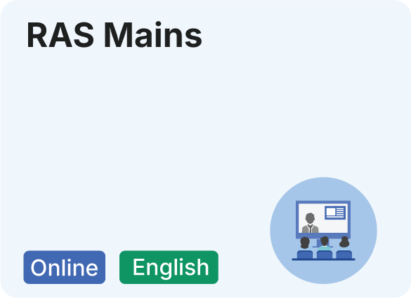 RAS Mains Course in English by Drishti IAS Coaching