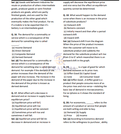 (GK) 3-ECONOMICS (PreMains MCQ) question pdf