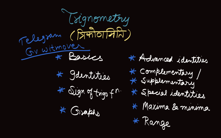 Maths Trignometry pdf