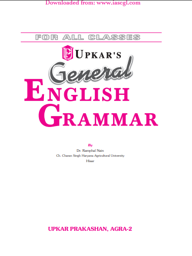 Upkar General English Grammar pdf