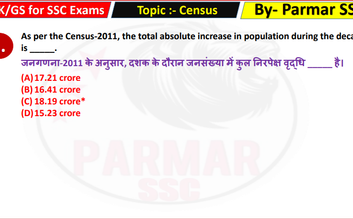 Notes for SSC Exams 2024 question pdf