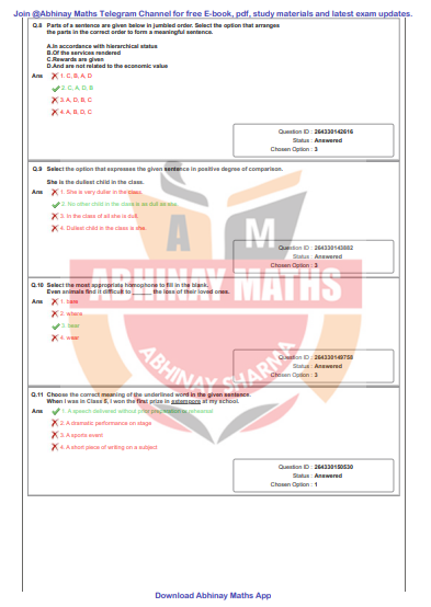 SSC CHSL (40 Sets) Eng (Abhinay Maths) question pdf