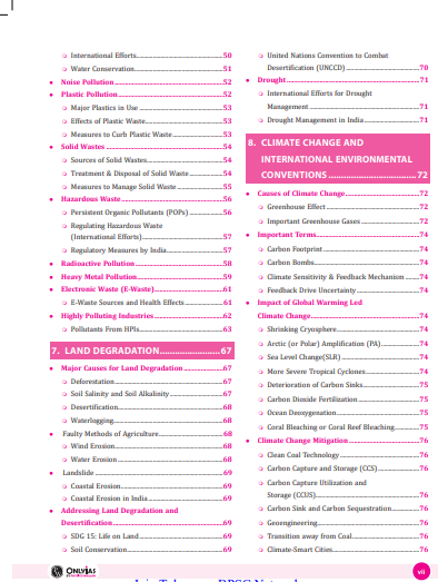 UPSC Udaan Environment Book in English question pdf