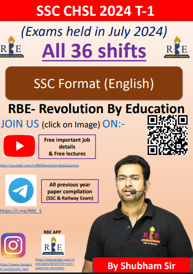 (eng) SSC CHSL 2024 format_RBE_Shubham sir question pdf