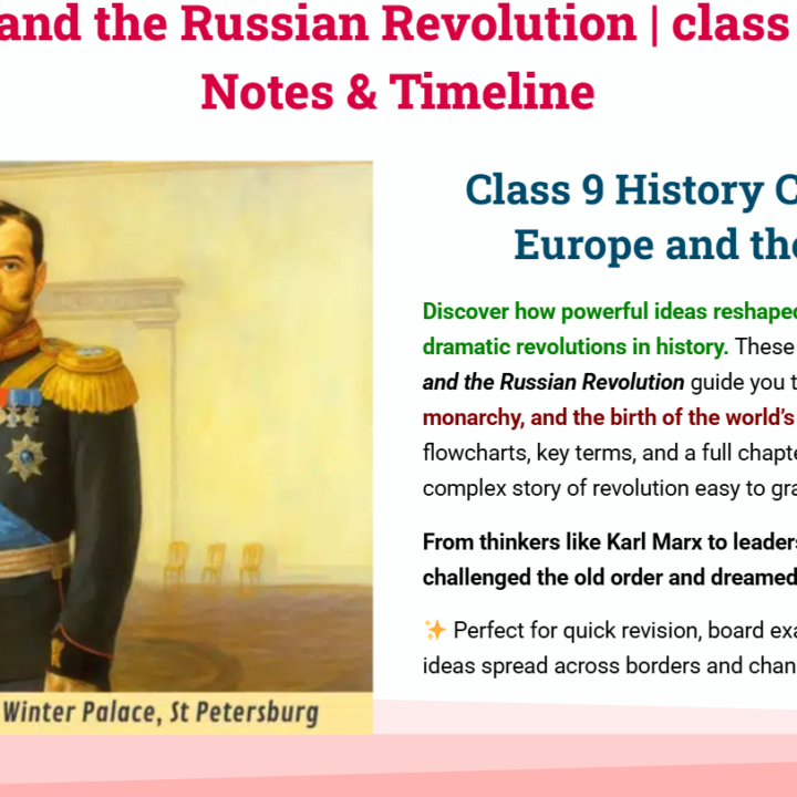 Socialism in Europe and the Russian Revolution