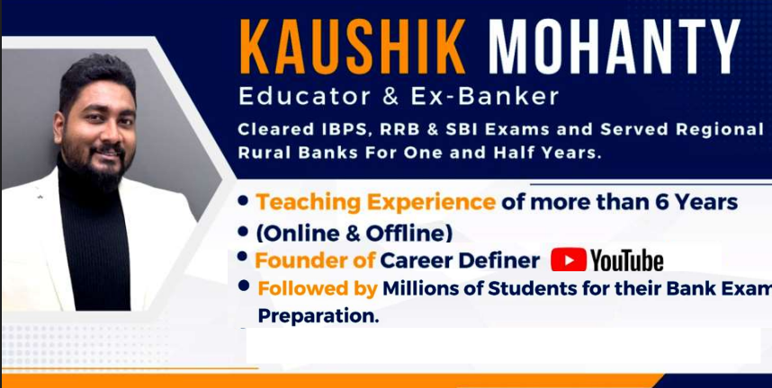 Banking Exams (RRB PO & Clerk. SBI PO, RBI)Questions pdf by kaushik mohanty