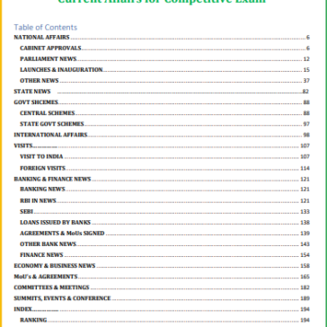 Current Affairs April Full Month eng pdf