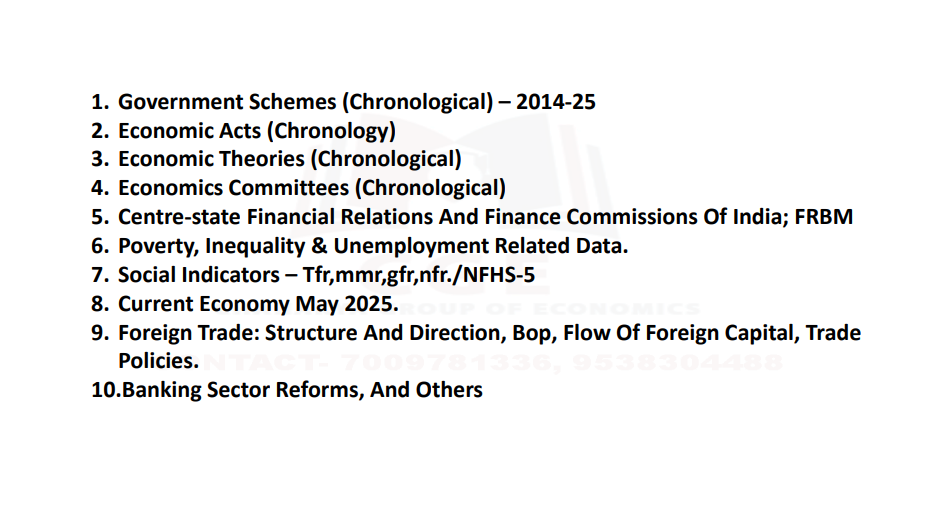 Indian Economics Current affairs Question pdf by Gobind Rawat sir