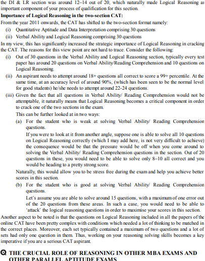 Logical Reasoning cat pdf by arun sharma sir