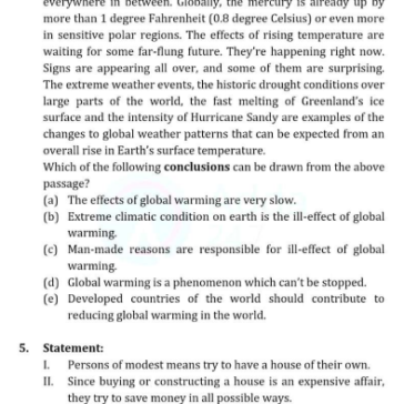 Logical Reasoning statement &conclusion pdf