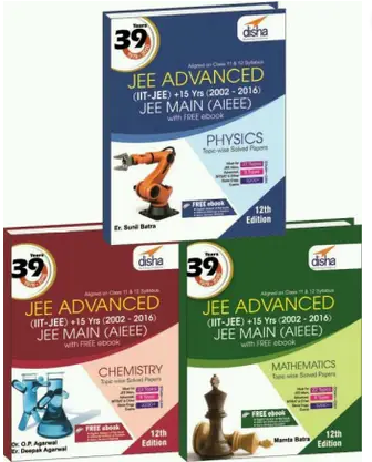 39 Years IIT-JEE Advanced + 15 yrs JEE Main Topic-wise Solved Paper Book PDF