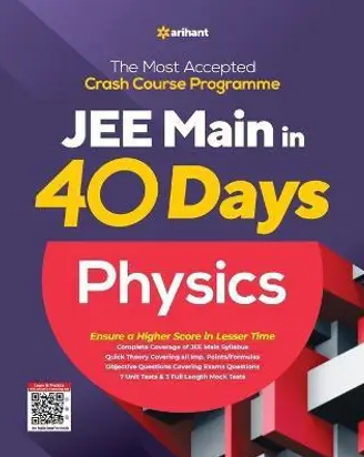 40 Days Crash Course for JEE Main Physics Books PDF