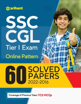 60 Solved Papers SSC CGL Tier 1 Exam 2022-2016 English, Paperback, Arihant Experts Books PDF
