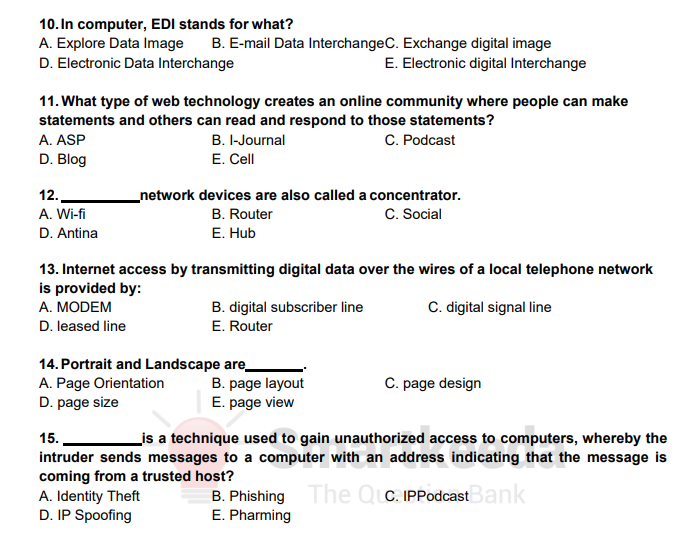 Banking (IBPS PO, SBI PO,RBI) Computer (Eng) 2025-26 pdf
