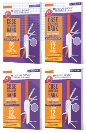 CBSE Question Bank Class 12 English, Physics, Chemistry, Bio For 2026 Board Exams Books PDF