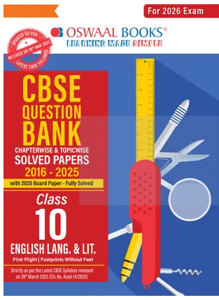 CBSE Question Bank SOLVED PAPERS Class 10 English Language & Lit For 2026 Exam Books PDF