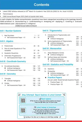 CBSE Question Bank SOLVED PAPERS Class 10 Maths (Standard) For 2026 Exam Books PDF