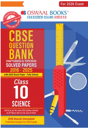 CBSE Question Bank SOLVED PAPERS Class 10 Science For 2026 Exam Books PDF