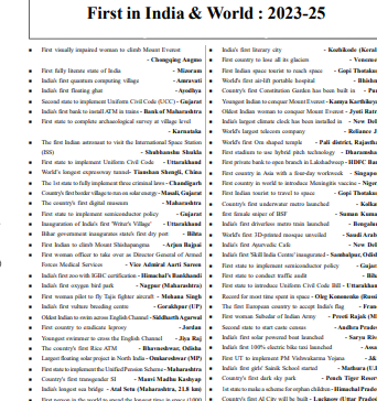 Current Affairs June 2025 in English pdf