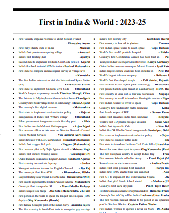 Current Affairs June 2025 in English pdf