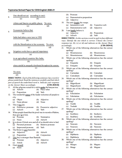 Defence Exams CDS & CDS OTA 15 Years English pdf