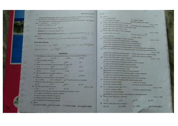 Defence Exams (NDA,CDS,AFCAT) mathematics pdf