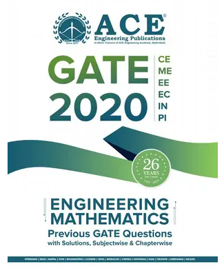 GATE 2020 Engineering Mathematics Previous GATE Questions with Solutions, Subject Wise & Chapter Wise Books PDF