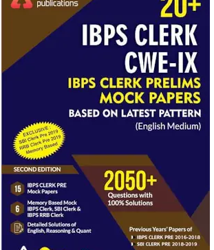 IBPS-Clerk-2025-Prelims-Mocks-Papers-English-Printed-Edition-Book-PDF