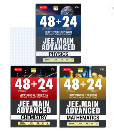 JEE Main and JEE Advanced Chapter-wise Topic-wise Previous Years Solved Papers Physics Chemistry & Mathematics Books PDF
