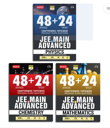 JEE Main and JEE Advanced chapter-wise Topic-wise Previous Years Solved Papers Physics Chemistry & Mathematics Books PDF