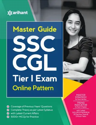 Master Guide SSC CGL Combined Graduate Level Tier 1 Exam English, Paperback, Arihant Experts