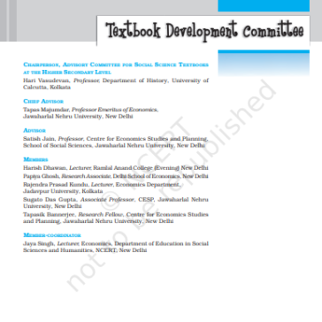 NCERT CLASS 12 ECONOMICS pdf