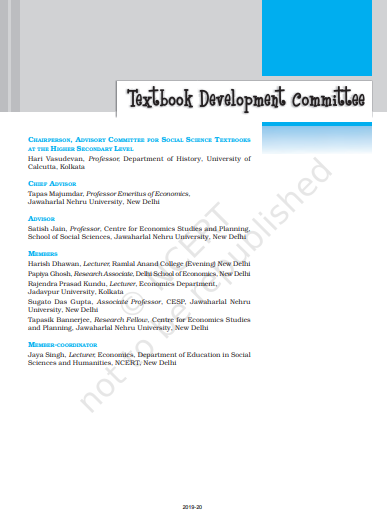 NCERT CLASS 12 ECONOMICS pdf