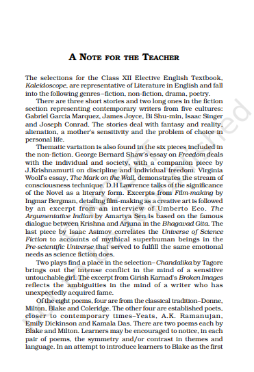 NCERT CLASS 12 ENGLISH pdf