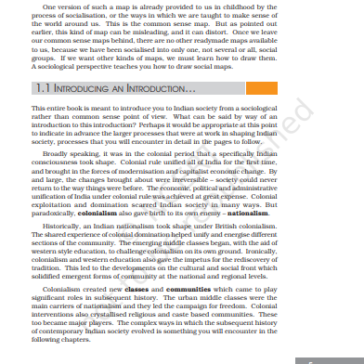 NCERT CLASS 12 SOCIOLOGY INDIAN SOCIETY pdf