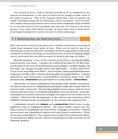 NCERT CLASS 12 SOCIOLOGY INDIAN SOCIETY pdf