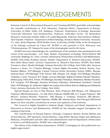 NCERT CLASS-6 to12 BIOLOGY pdf