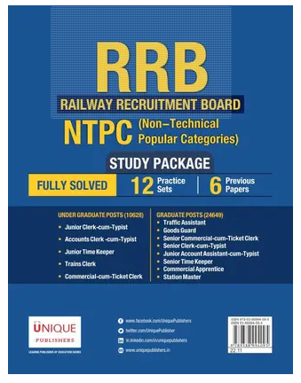 RRB NTPC Fully Solved Practice Sets Railway Exams Books PDF