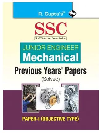 SSC: Junior Engineer Mechanical Previous Years Paper Exams Books PDF