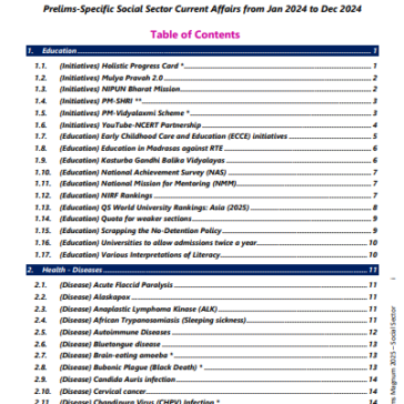 UPSC Prelims Magnum – Education, Health, Diseases & Poverty 2025-26 pdf