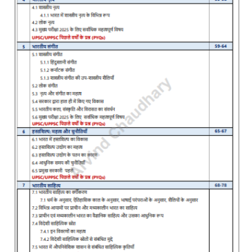 UPSC Mains Art& Culture PYQ pdf