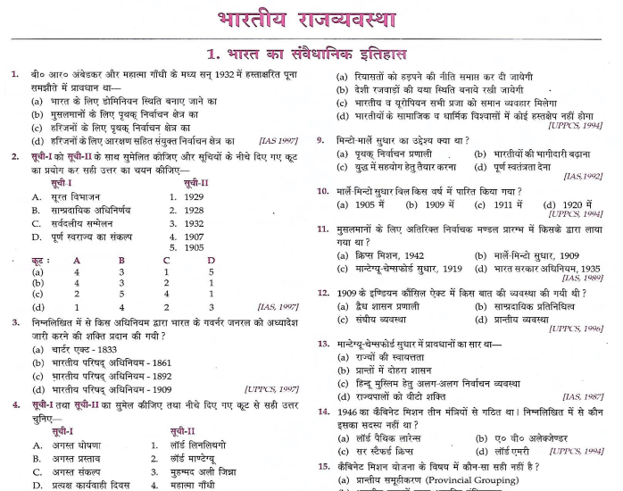GK indian polity in hindi pdf