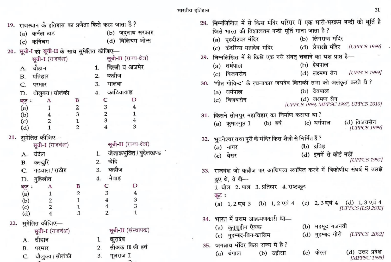 Rajasthan GK History in hindi pdf