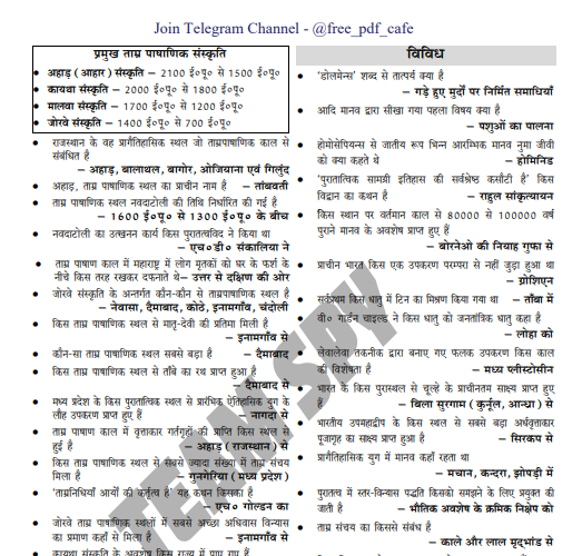 Rajasthan History Exams 2025-26 pdf
