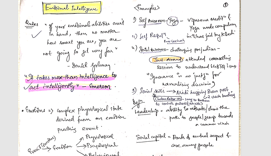 Devika Priyadersini, AIR 95 UPSC CSE 2024 Mains notes GS4 pdf